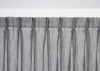 Curtains ~ Exclusive Shutters & Blinds ~ Castaway Basalt Double Pleat - Image 01